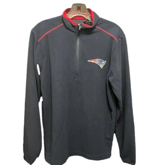 𝅺ANTIGUA- New England Patriots 3/4 zip pullover. NWT - Picture 1 of 6